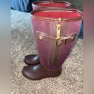 Burgundy Tommy Hilfiger Boots